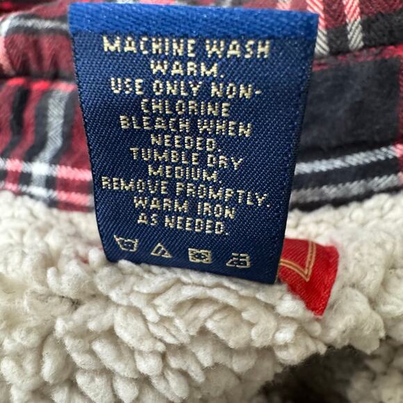 Big Mac JCPenney Fleece Plaid Snap Work Jacket Mens L Vintage Preppy - Picture 7 of 7